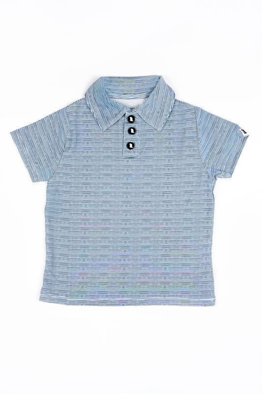 "Line Up" Boy's Polo