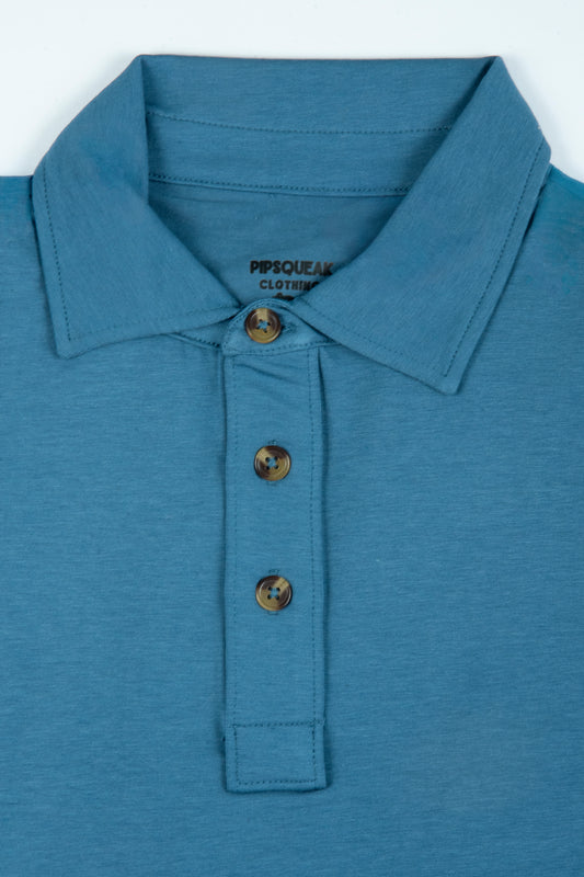 "Busy Boy Blue" Men's Polo