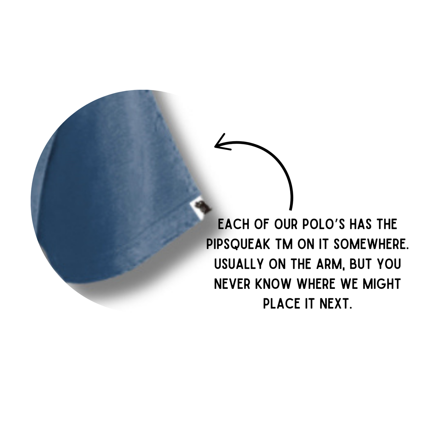 "Busy Boy Blue" Boy's Polo