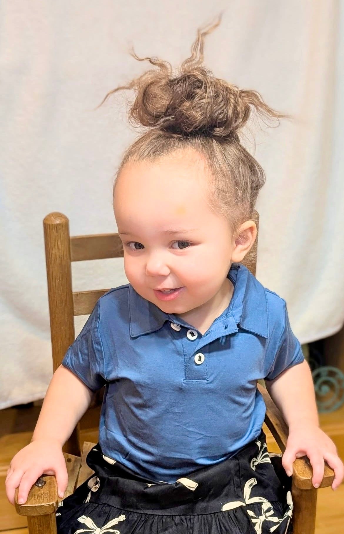 "Busy Boy Blue" Boy's Polo