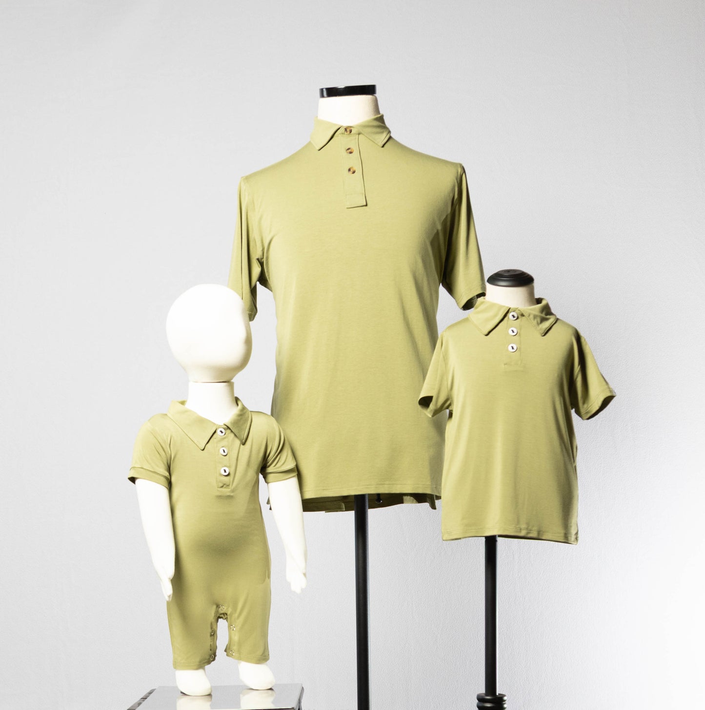 "Grass Stain Green" Boy's Polo