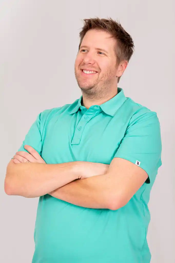 "Aqua Adventures" Men's Polo