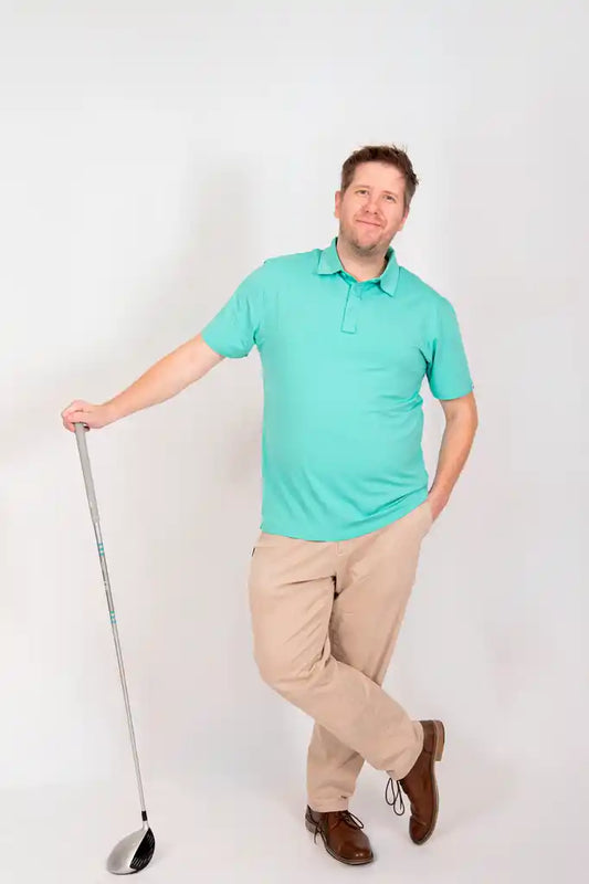 "Aqua Adventures" Men's Polo