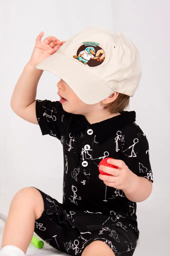 "Tee'd Off" Baby Shortie Polo