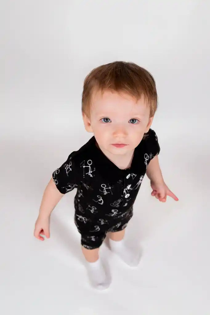 "Tee'd Off" Baby Shortie Polo