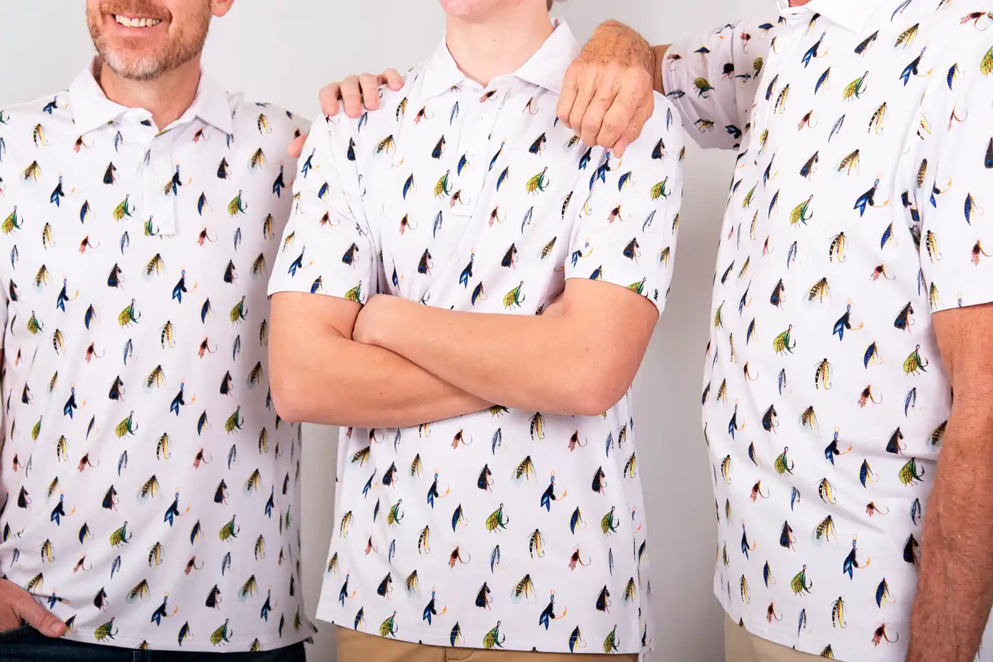 "Hooked" Men's Polo