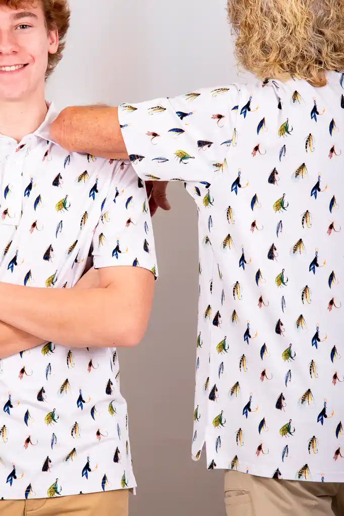 "Hooked" Men's Polo