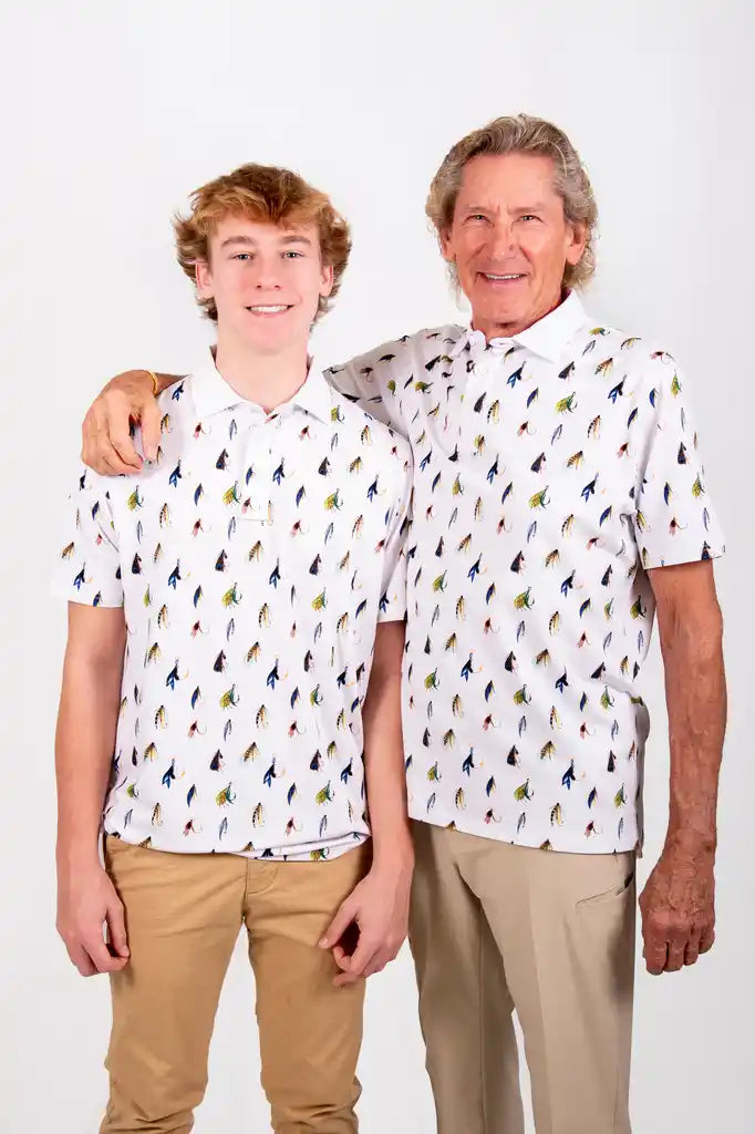"Hooked" Men's Polo