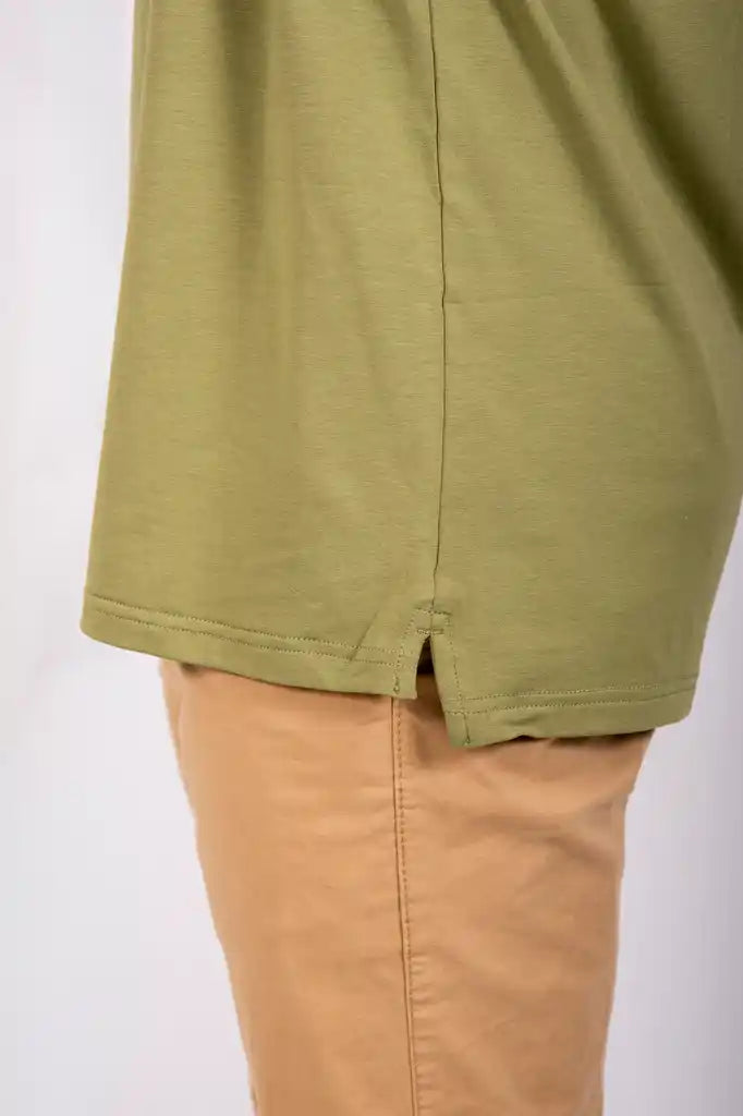 "Grass Stain Green" Men's Polo