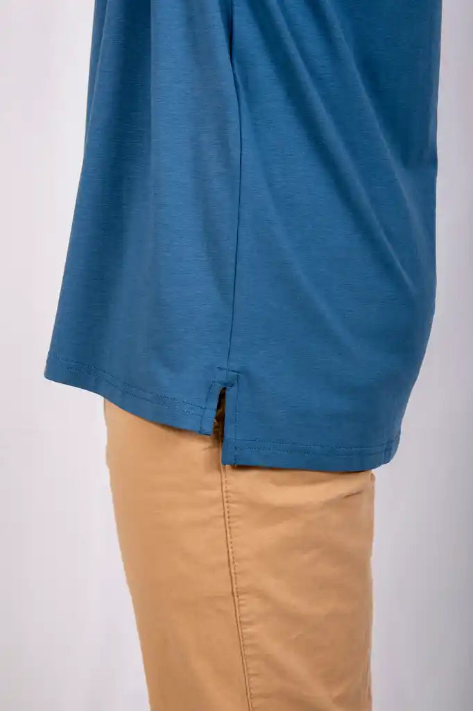 "Busy Boy Blue" Men's Polo-Polo-Online Store-XS-Pipsqueak Clothing