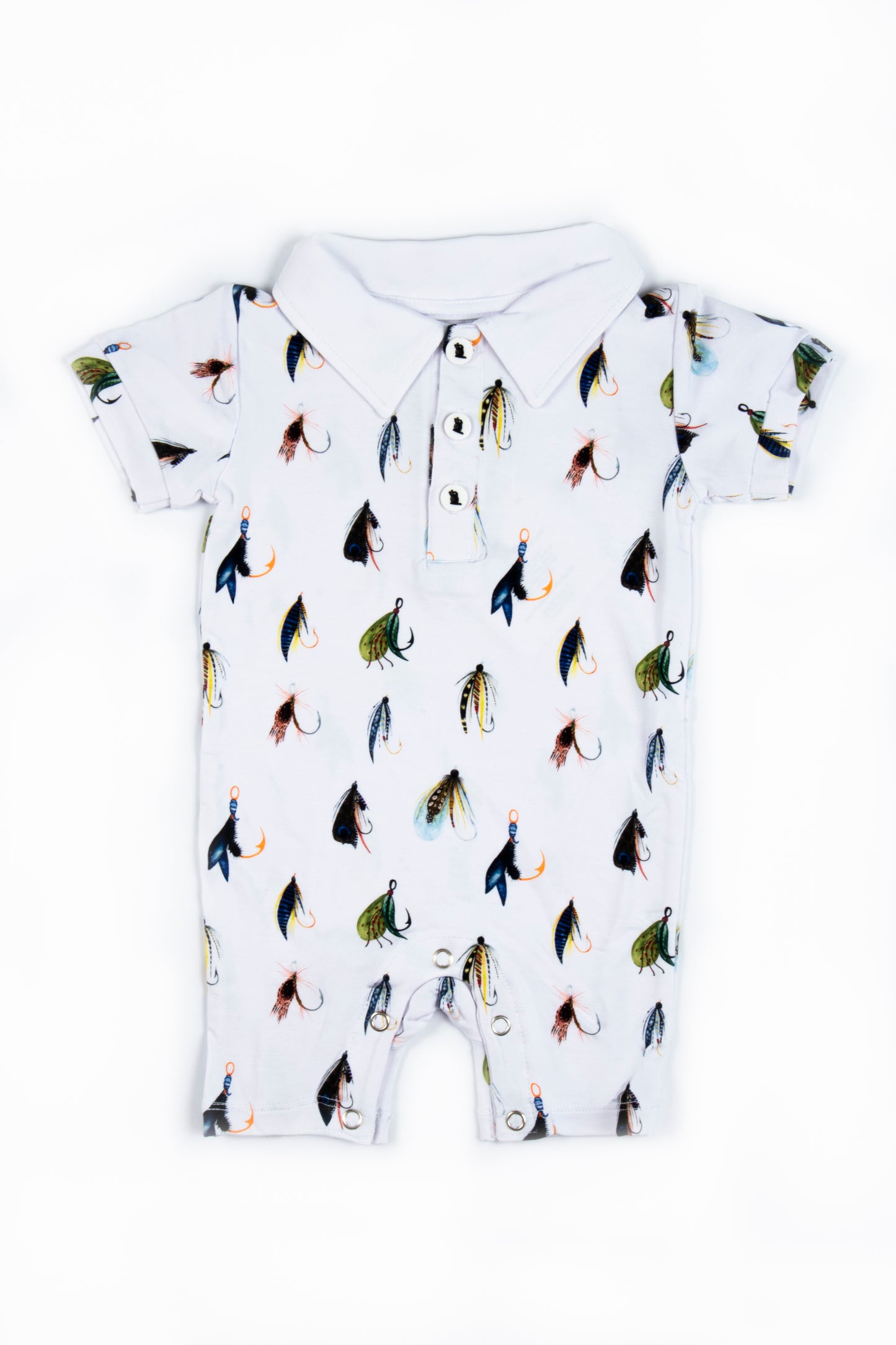 "Hooked" Baby Shortie Polo