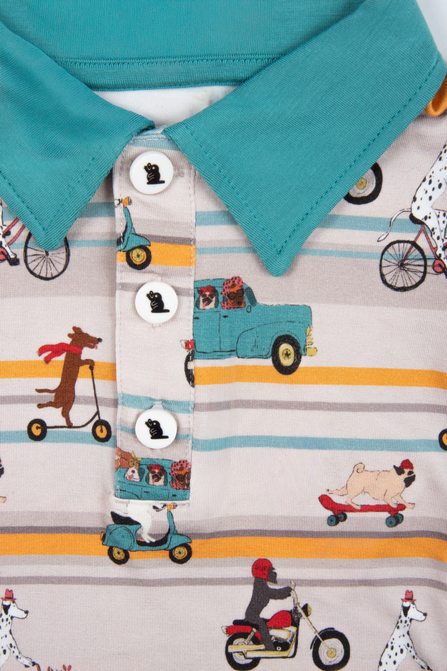 "Joyride!" Boy's Polo-Boy's Polo-Pipsqueak Clothing-2T-Pipsqueak Clothing