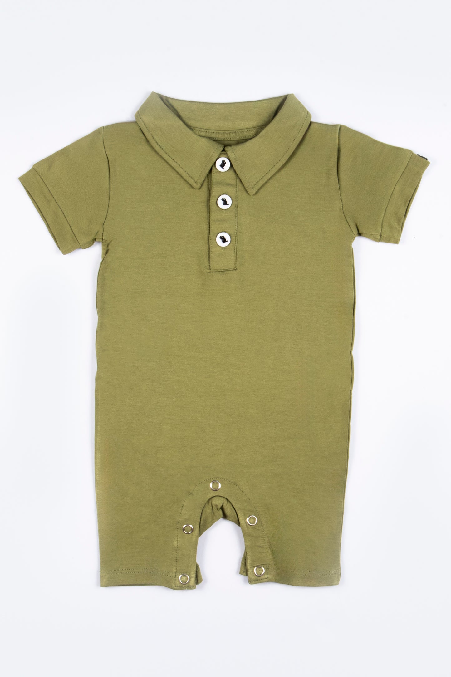 "Grass Stain Green" Baby Shortie Polo