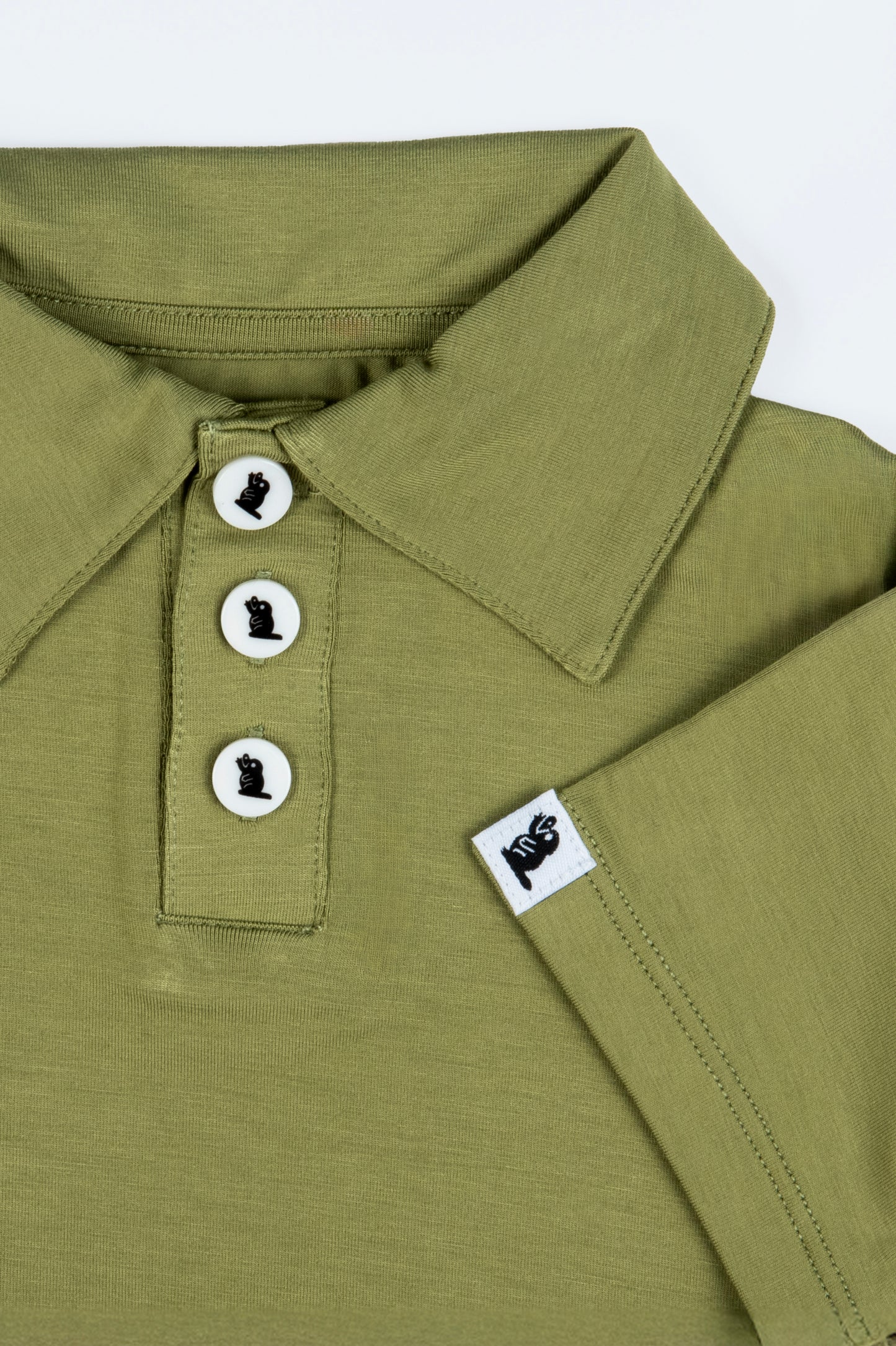 "Grass Stain Green" Baby Shortie Polo