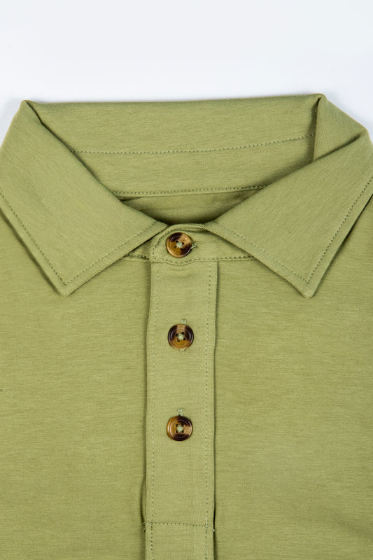 "Grass Stain Green" Men's Polo