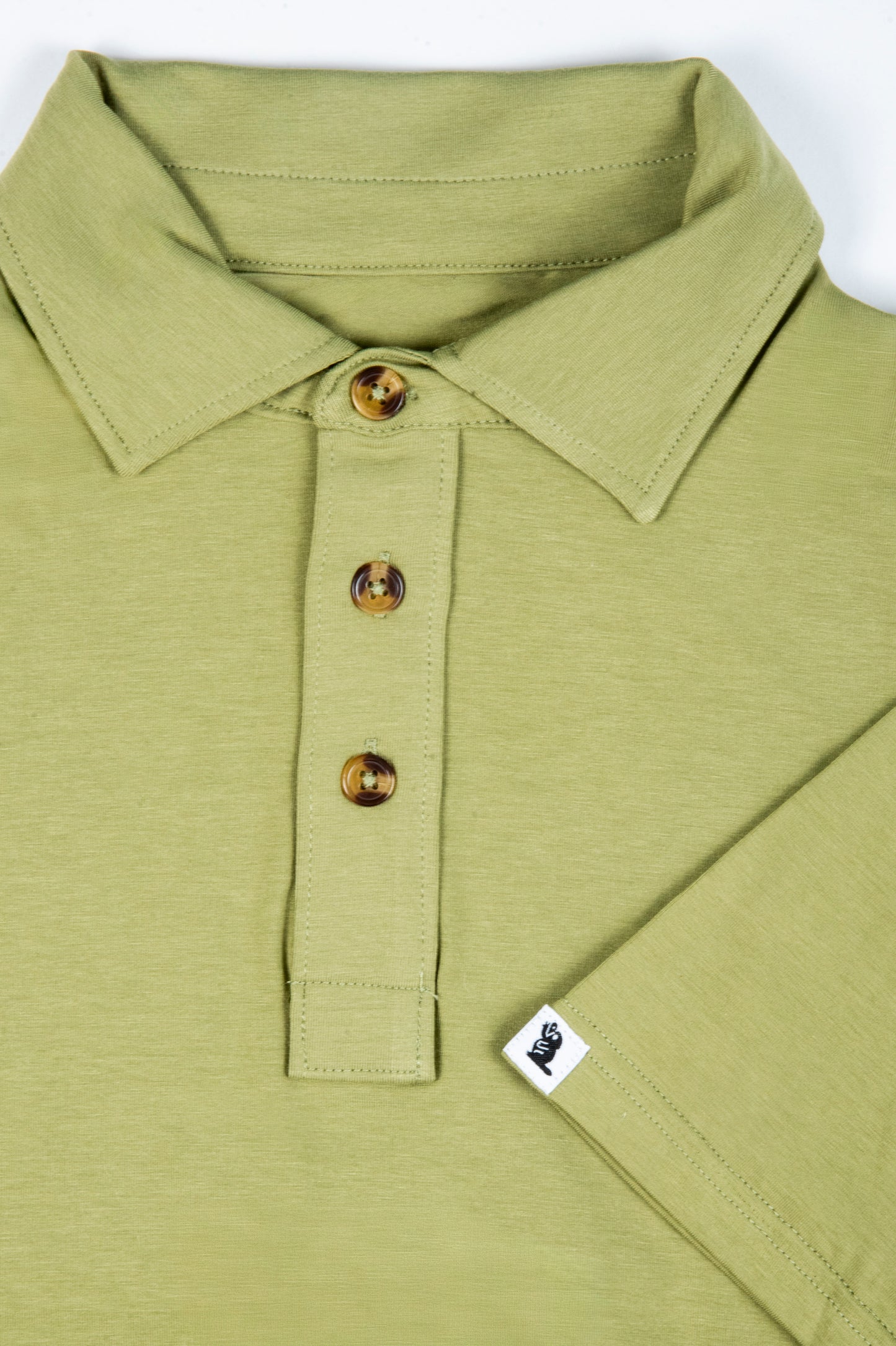 "Grass Stain Green" Men's Polo