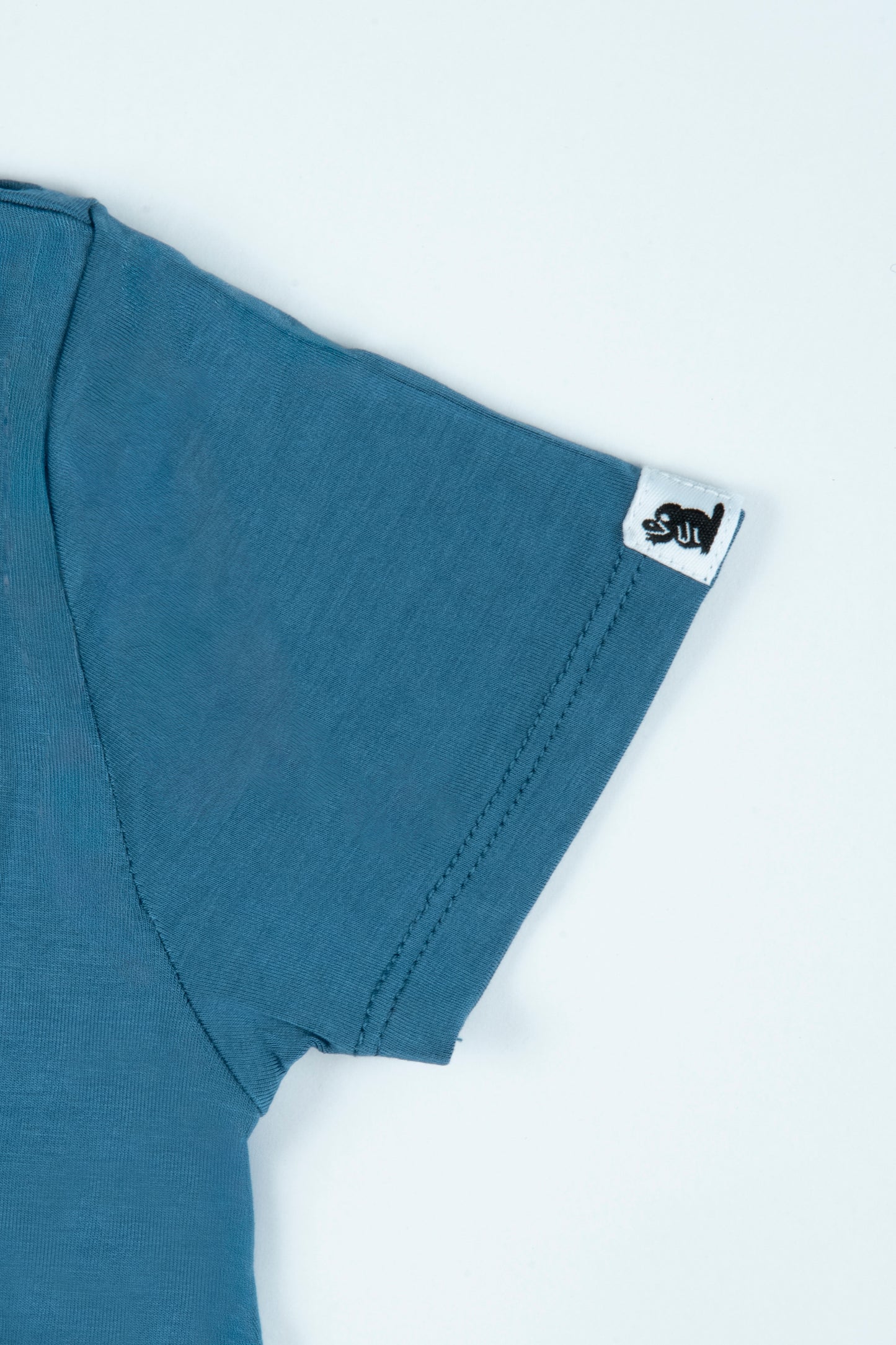 "Busy Boy Blue" Baby Shortie Polo