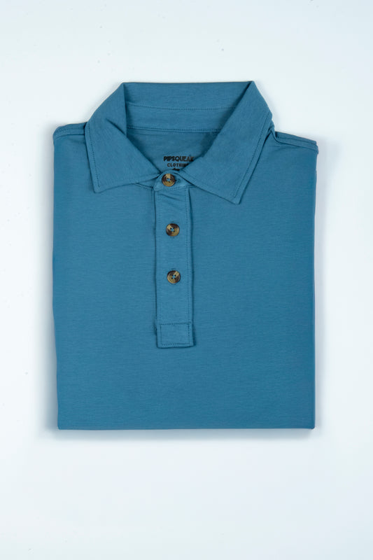 "Busy Boy Blue" Men's Polo
