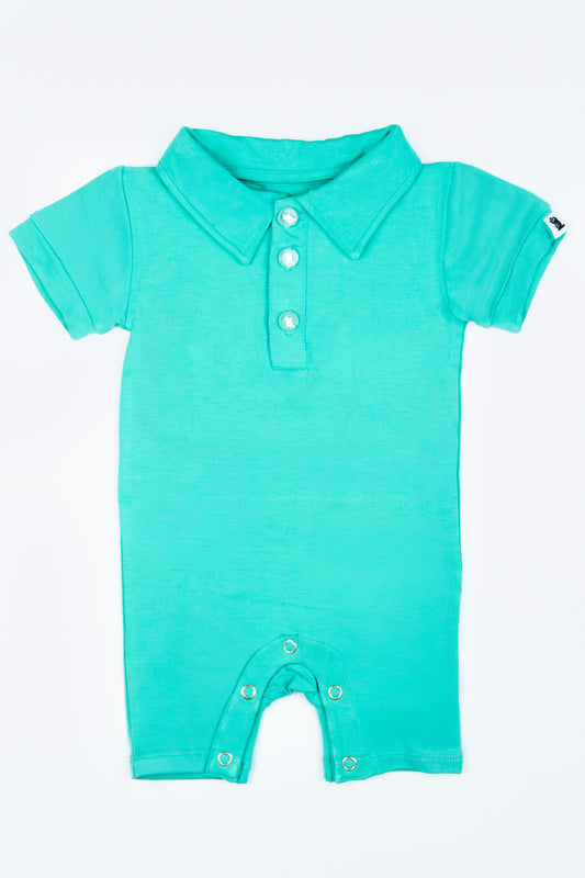 "Aqua Adventures" Baby Shortie Polo